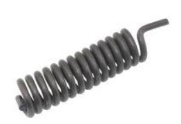 Torsionsfeder, OSMA, links/Gegenuhr gedreht, Drehtür