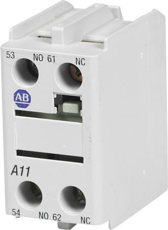 Hjälpkontaktblock, Allen Bradley, 100-FA11, 1NO/1NC