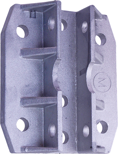 Führungsschuh 140mm, Aluminum, Fahrkorb, gerade