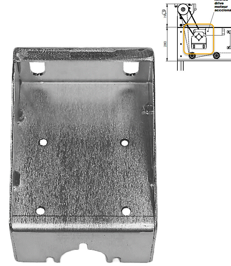 Motorsupport zinc coated, Hütter VKT, new variant