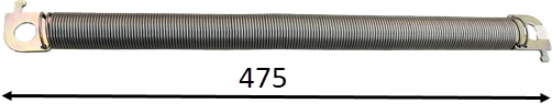 Dörrfjäder, Passar Sematic,  B102AAAX13, S1R/L+S2Z, l=475mm