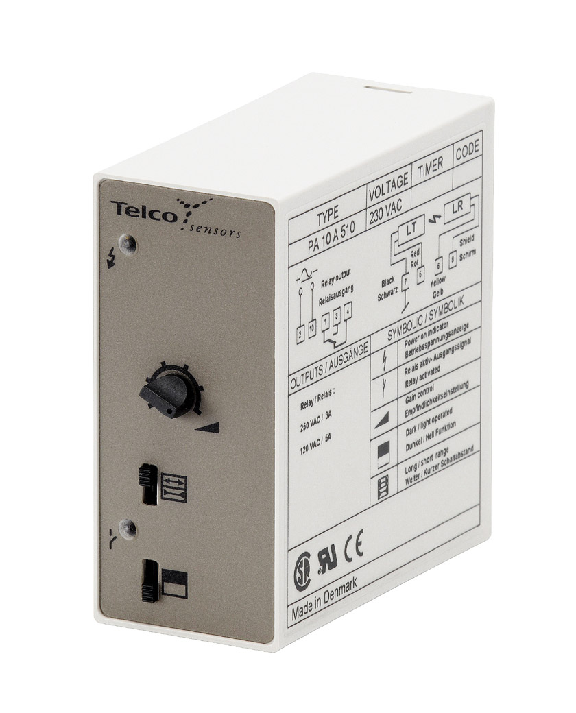 Fotocellsförstärkare, Telco, PA 10B 510, 230VAC