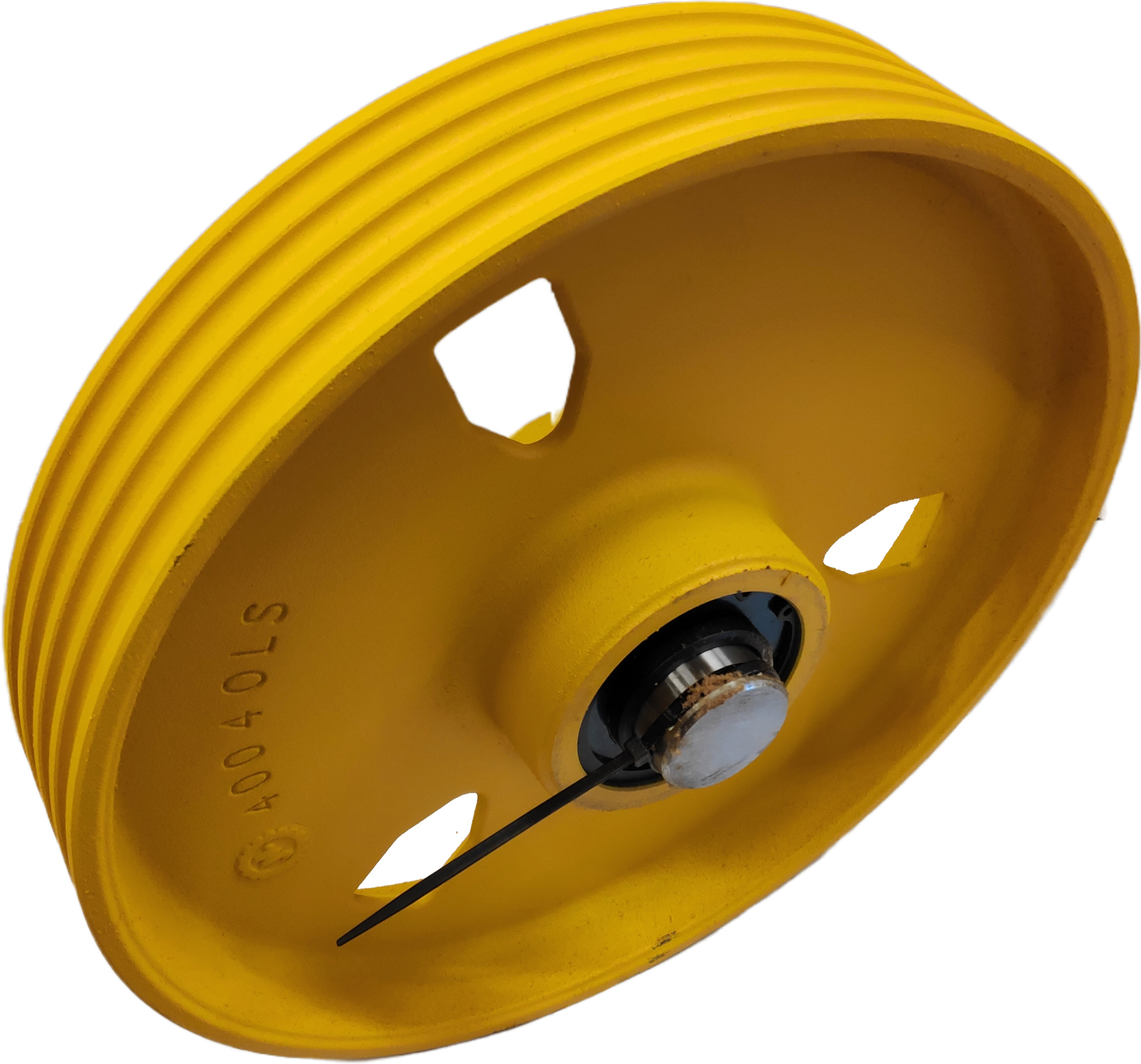 Seilrolle, ø400mm, 4xø10mm, P17, nav: ø50 x b98, max: 2100kg