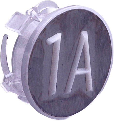 Tastplatte, KONE, KSS, weiß, ''1A'', gebürstet