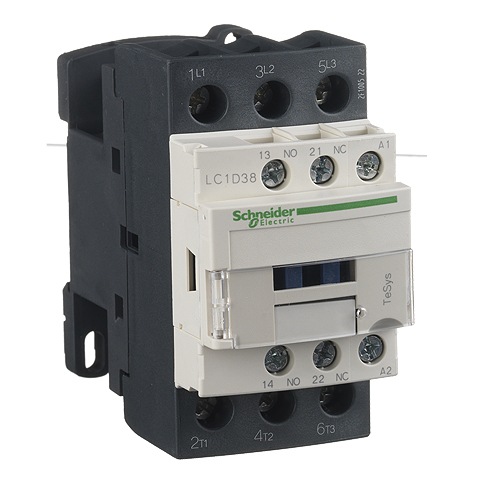 Contactor, Schneider/Telemec., LC1D38P7, 230VAC, 38A/18.5kW