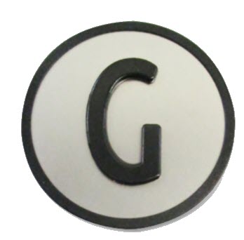 Tastplatte, KONE KSS, grau "G", Haupthalt
