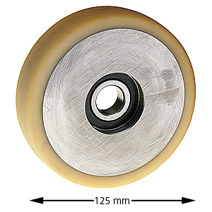 Führungsrolle, 125/20x30mm, ballig