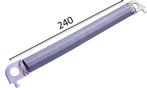 Dörrstängningsfjäder, Sematic/Liftcomp, B102AABX01, S2R/L+S4Z, l=240mm