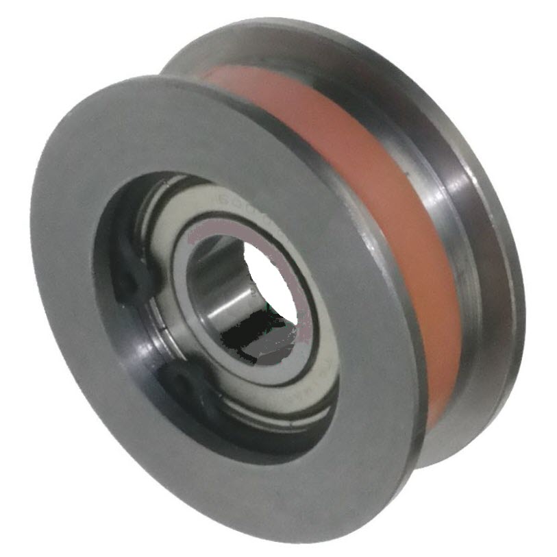 Låsrulle, OSMA, ø44/38/12x16mm