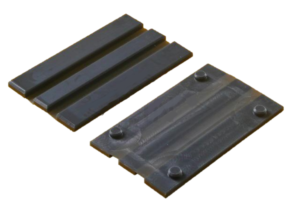 Styrskofoder, passar KONE, 140x30x30/16mm, vikbart, med vårtor
