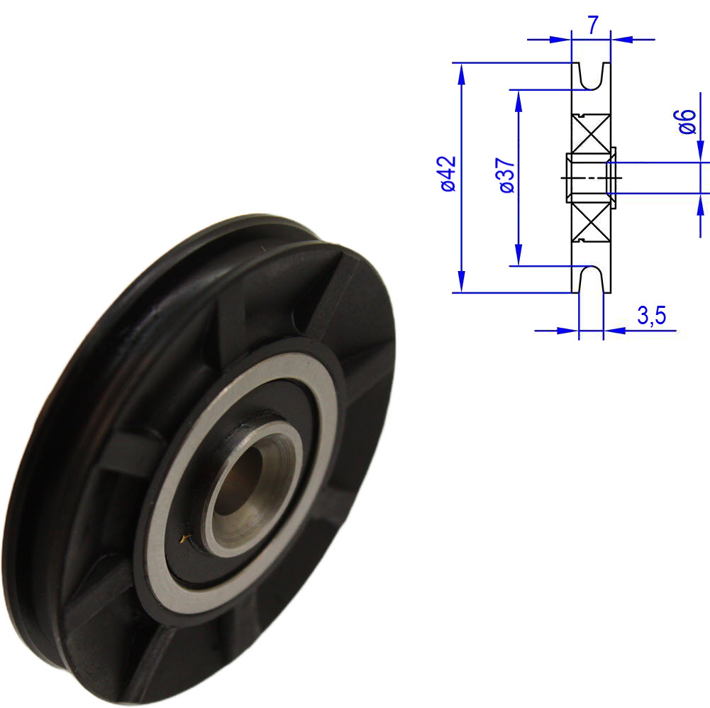 Synchronisationsrolle, Fermator, D=42/37/6x10/7